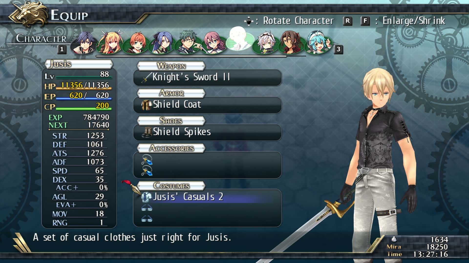 #9. The Legend of Heroes: Trails of Cold Steel II - All Casual Clothes (GOG) De: XSEED Games