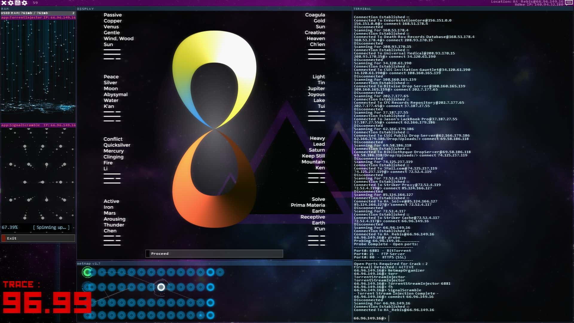 #3. Hacknet Ultimate Edition (GOG) โดย: Fellow Traveller
