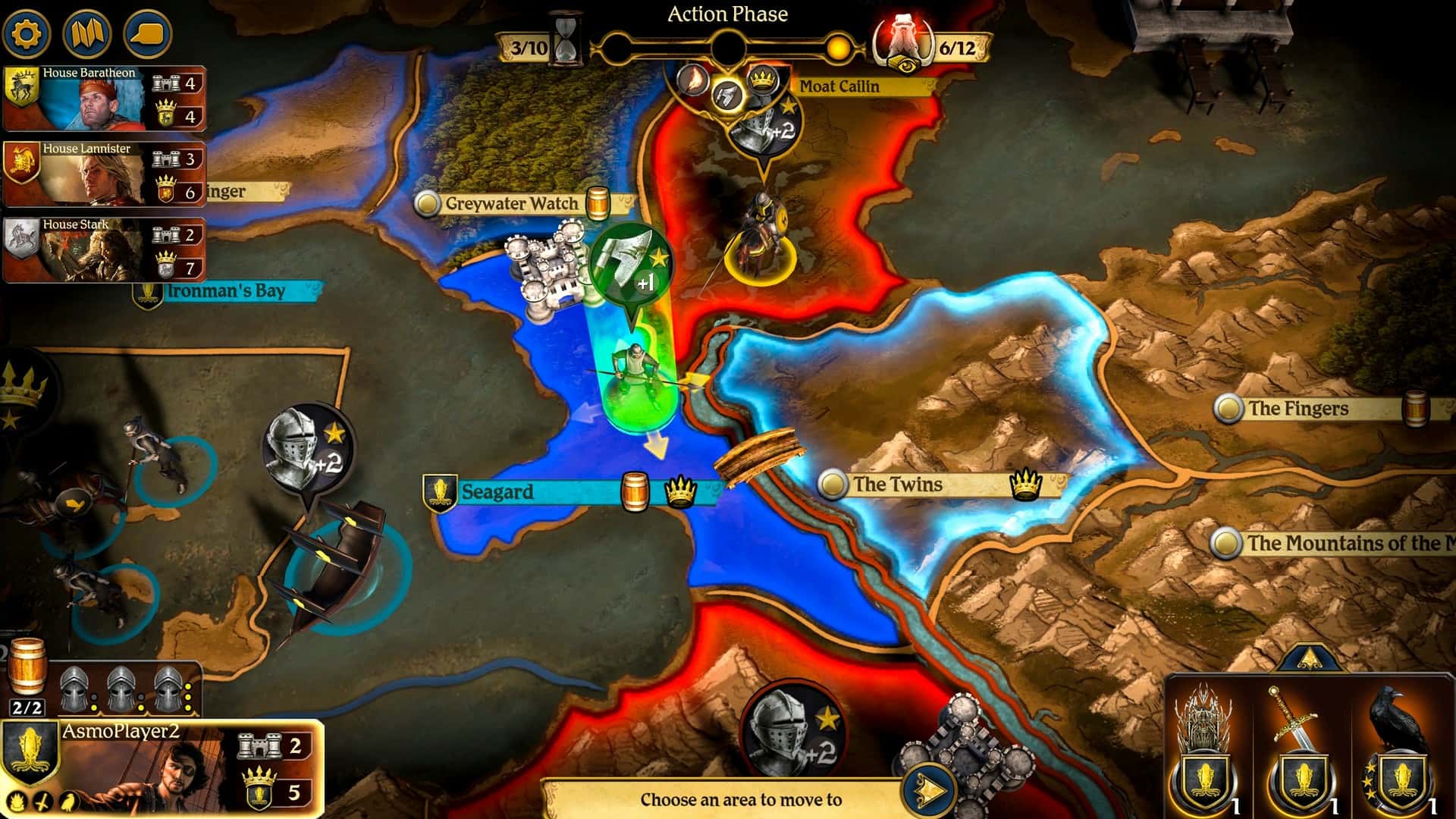 #1. A Game of Thrones: The Board Game (GOG) โดย: Twin Sails Interactive