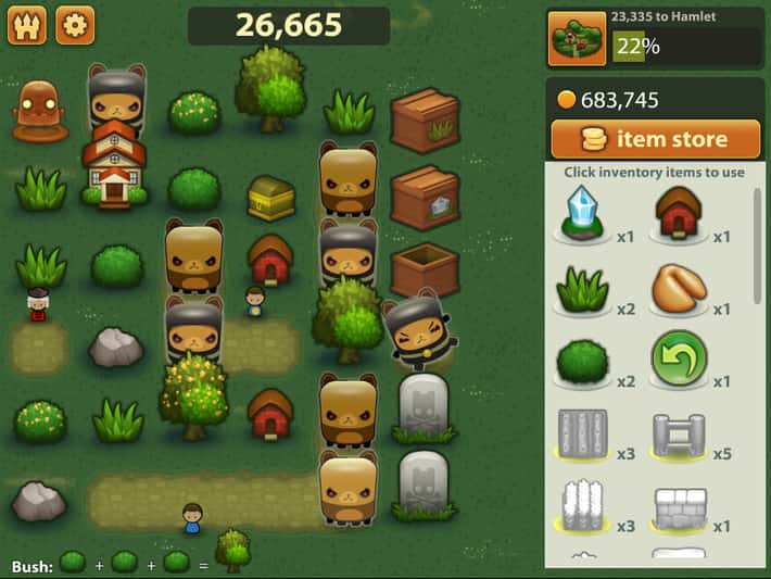 #1. Triple Town (GOG) 由: SpryFox