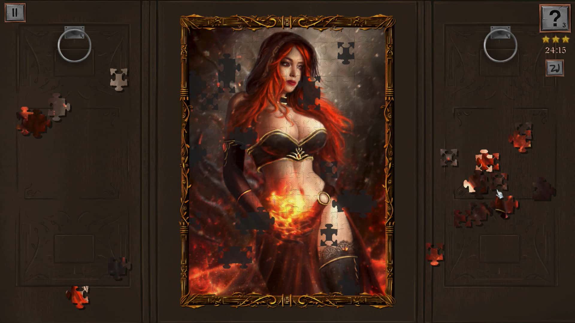 #4. Dark Fantasy: Jigsaw Puzzle (GOG) От: MediBang Games