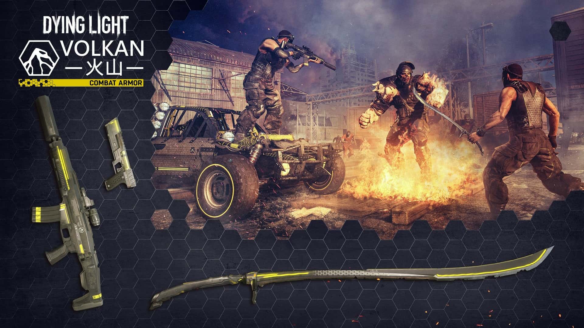 Dying Light - Volkan Combat Armor Bundle (GOG) 由: Techland Publishing Dying Light - Volkan Combat Armor Bundle (GOG) 由: Techland Publishing