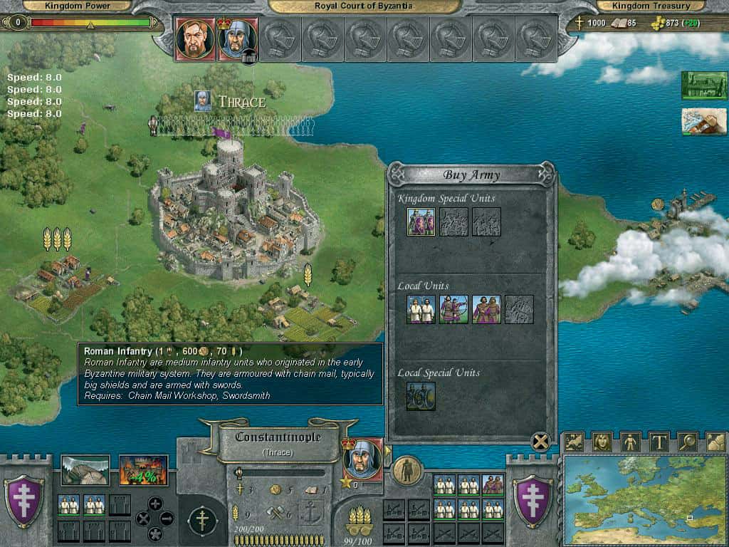 #7. Knights of Honor (GOG) di: Paradox Interactive
