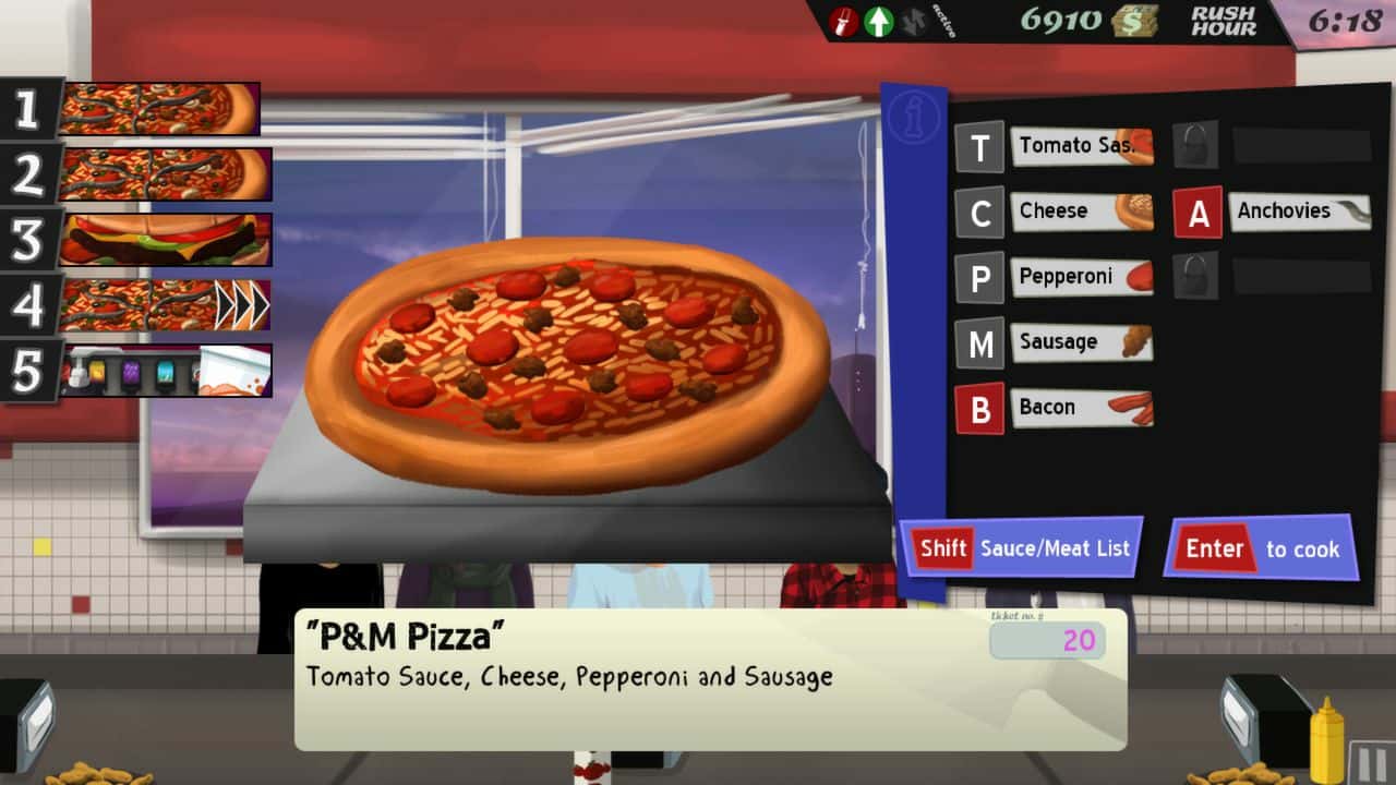 #5. Cook, Serve, Delicious! (GOG) 由: Vertigo Gaming Inc.