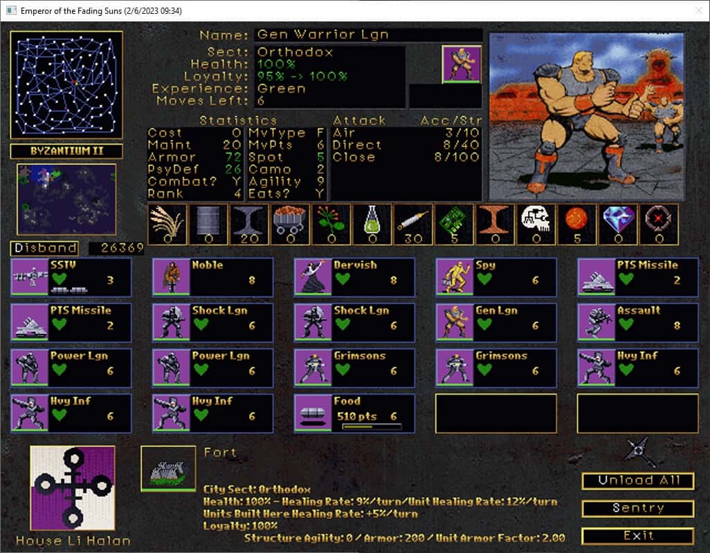#9. Emperor of the Fading Suns Enhanced (GOG) Podle: Holistic Design Inc.