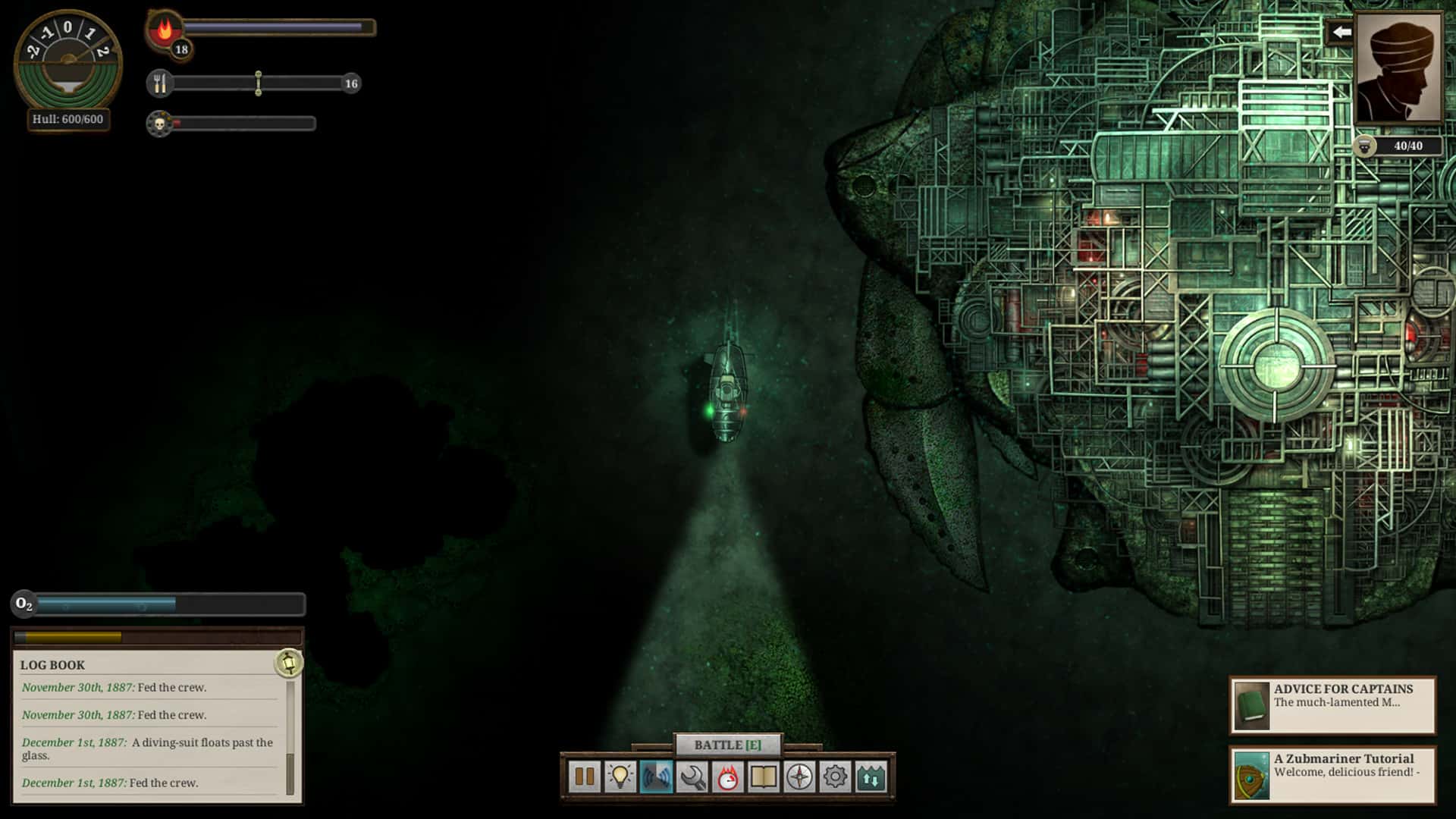 #2. Sunless Sea: Zubmariner (GOG) 由: Failbetter Games