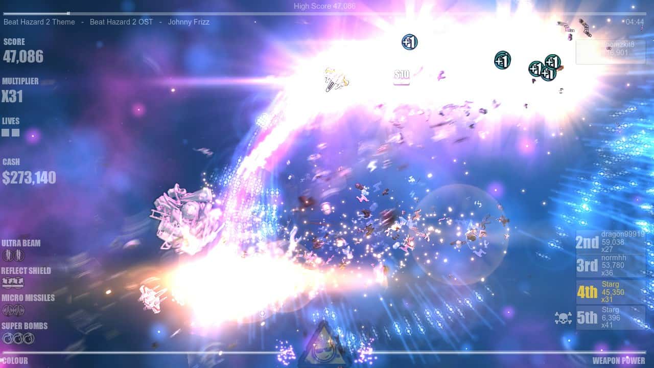 #5. Beat Hazard 2 (GOG) โดย: Cold Beam Games