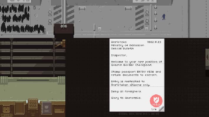 #5. Papers, Please (GOG) От: 3909 LLC