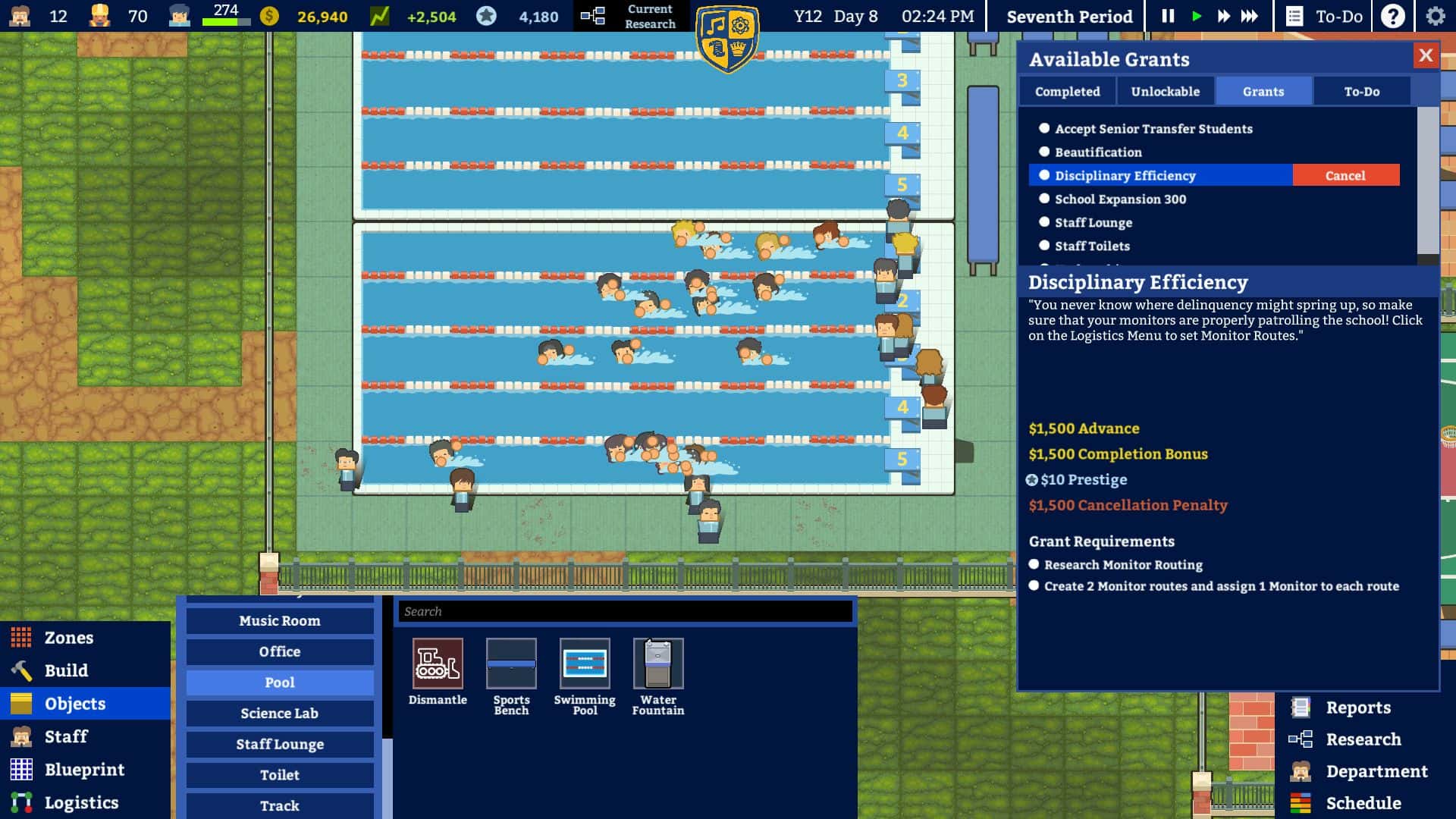 #9. Academia : School Simulator (GOG) โดย: Paradox Interactive