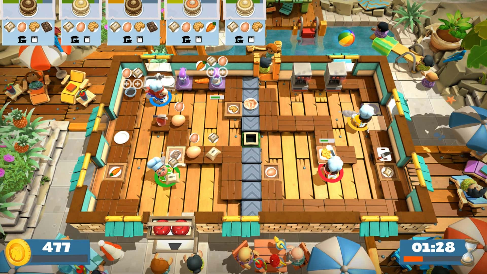 #6. Overcooked! 2 - Surf 'n' Turf (GOG) 由: Team17 Digital LTD.