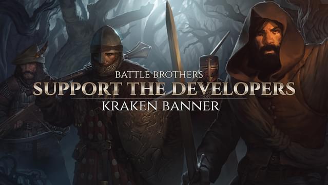 Battle Brothers - Support the Developers & Kraken Banner