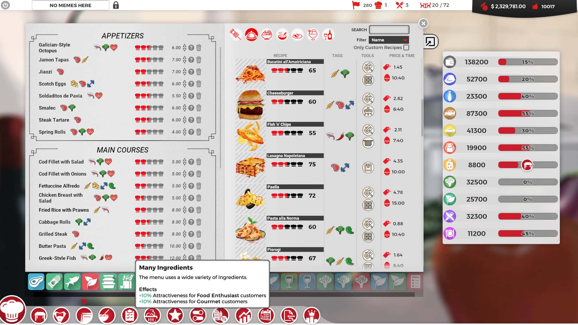 #1. Chef: A Restaurant Tycoon Game (GOG) 由: Digital Tribe Games