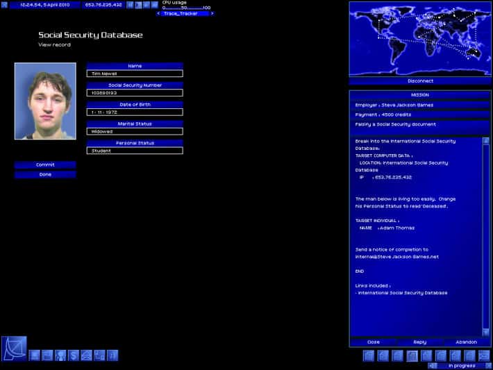 #10. Uplink: Hacker Elite (GOG) Bởi: Introversion Software