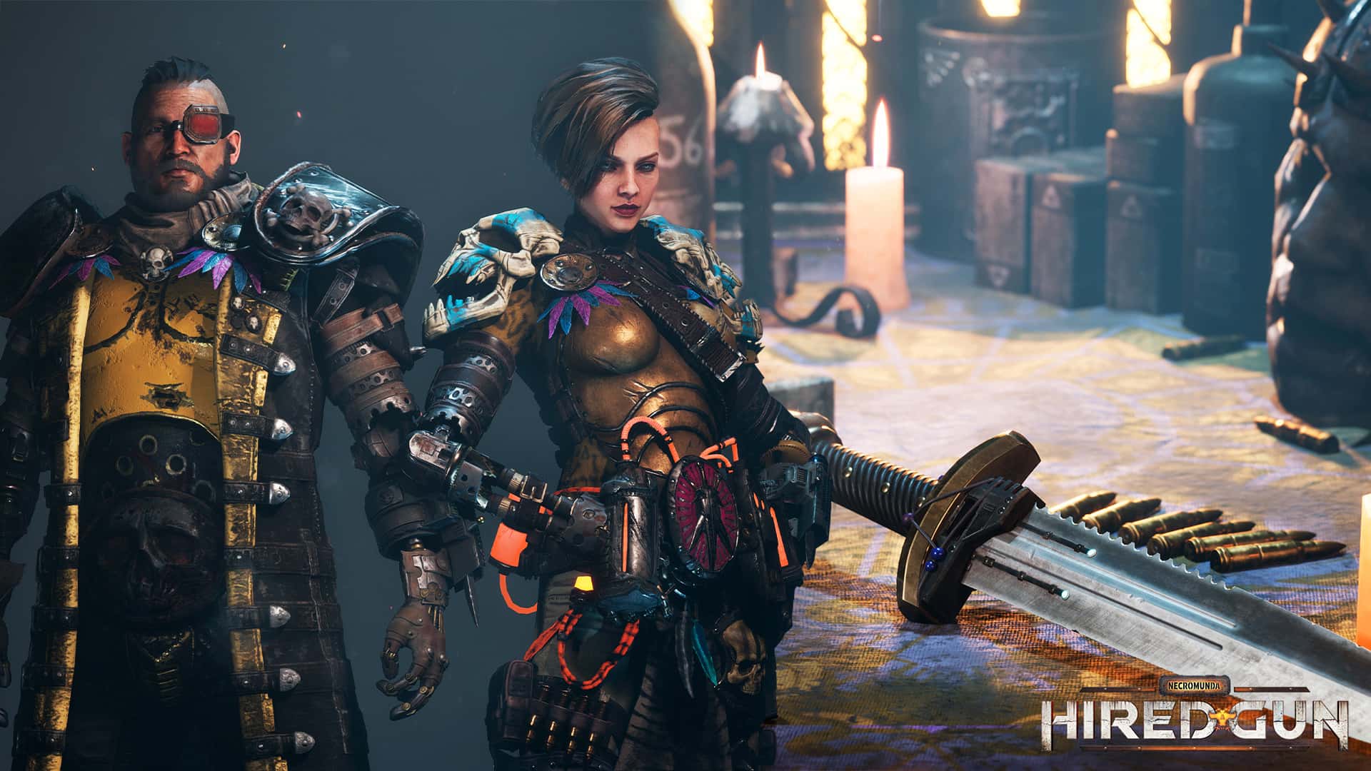 #1. Necromunda: Hired Gun - Gang Wars Cosmetics Bundle (GOG) By: Focus Entertainment