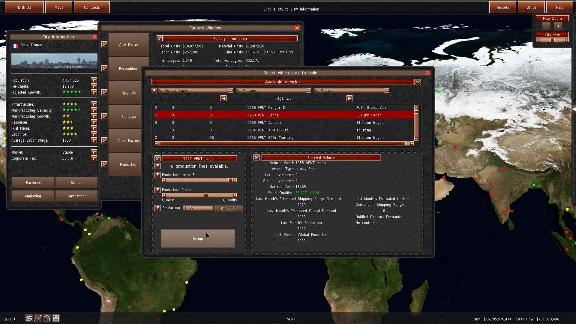 #3. GearCity (GOG) 由: Visual Entertainment And Technologies
