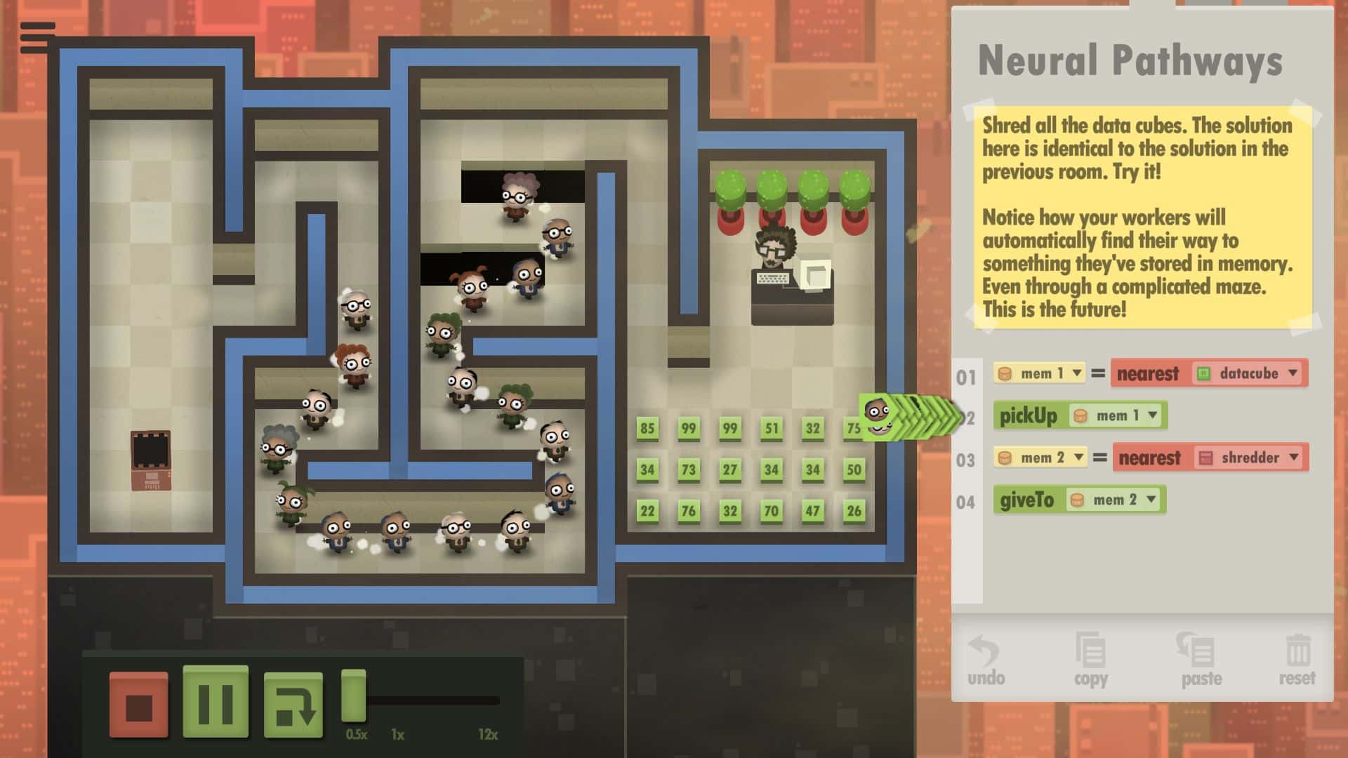 #9. 7 Billion Humans (GOG) 由: Tomorrow Corporation